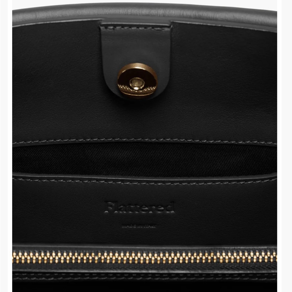 Flattered Hedda Grande Handbag Leather Black - Picture 4 of 15